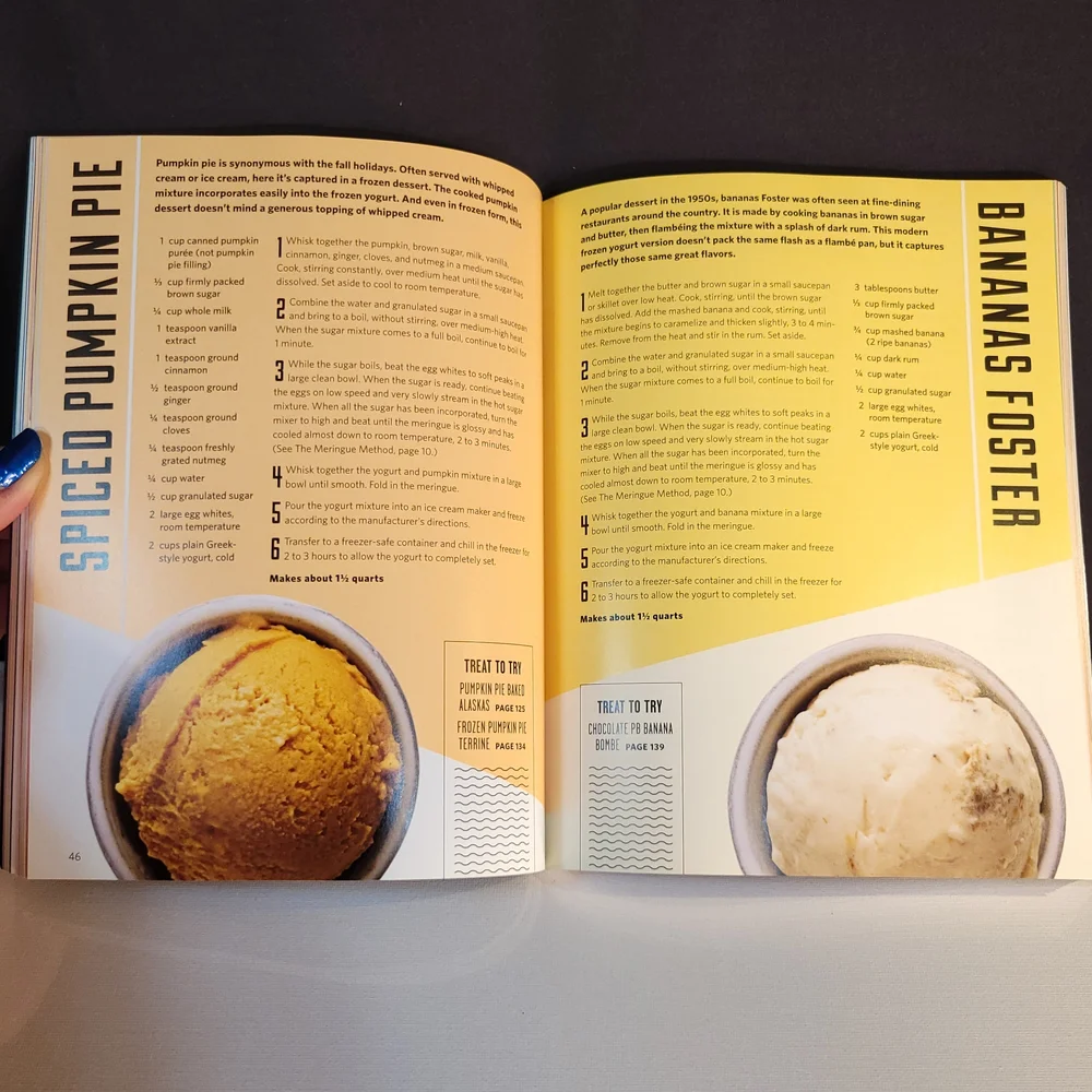 Perfectly Creamy Frozen Yogurt Recipe Book